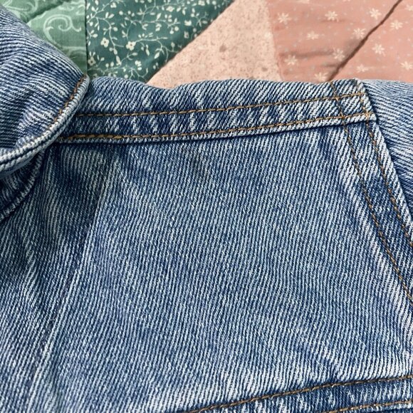 Vintage Classic baby Gap Denim Jacket 12-24 MOS Blue 90s Infants - Picture 4 of 7